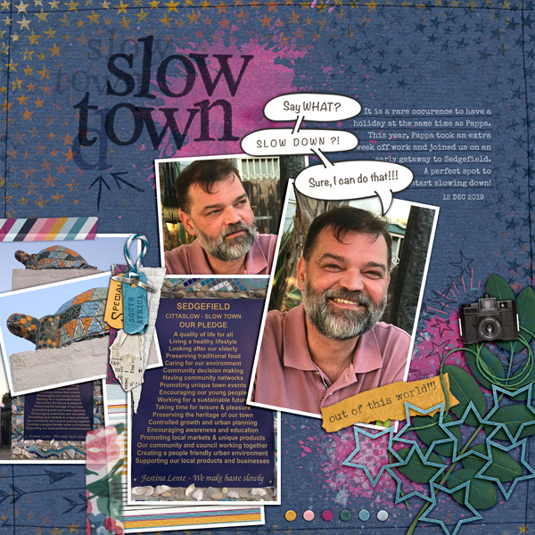 "slow town/down"