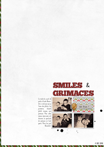 Smiles and grimaces