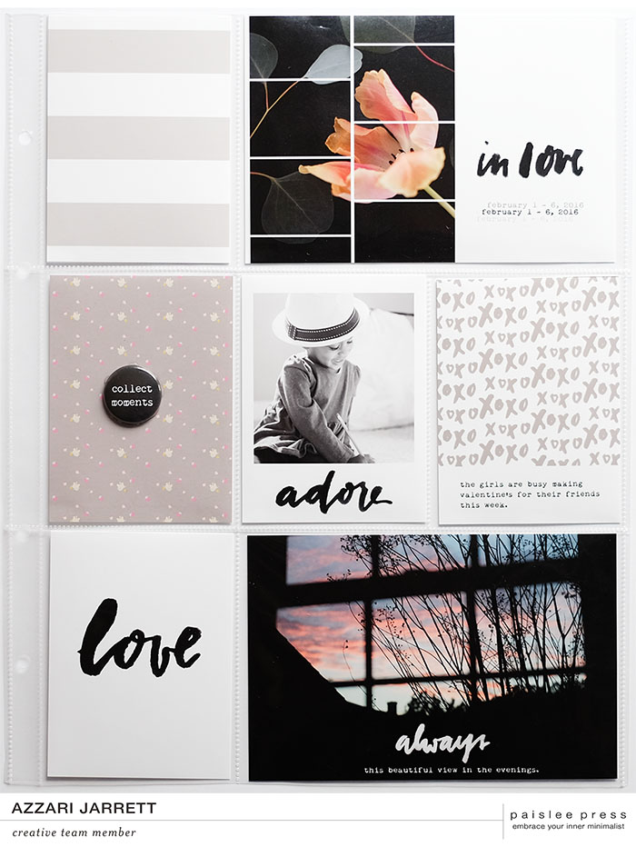 Smitten Project Life Layout