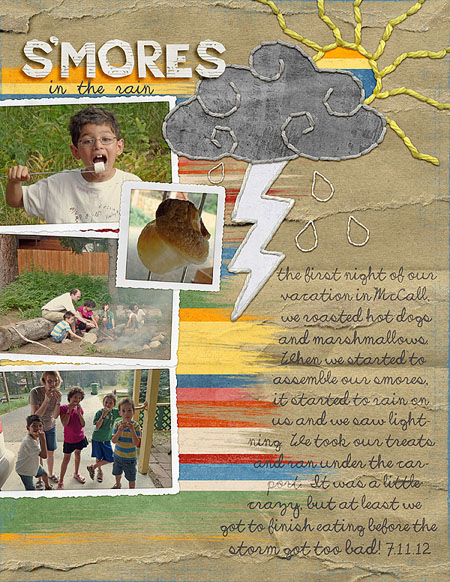 S'mores in the Rain
