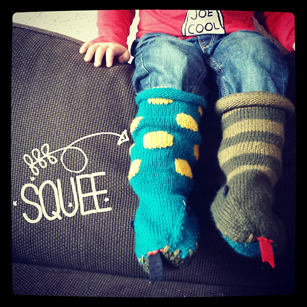 Snake sock slippers 2