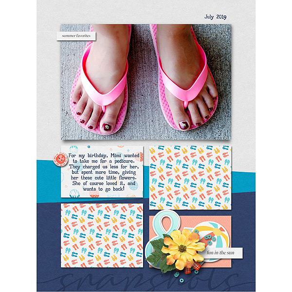 Snapshots of Summer - Jade's Toes