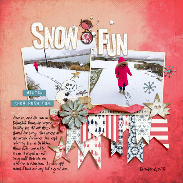 Snow Fun (right side) - MOC5 - Day 14