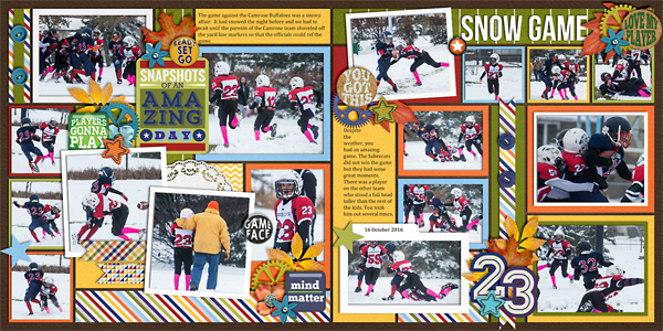 Snow Game (double page)