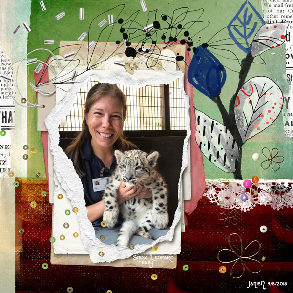 Snow Leopard Baby - Sept Challenge