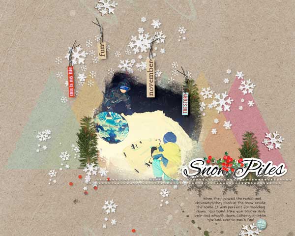 snow-piles