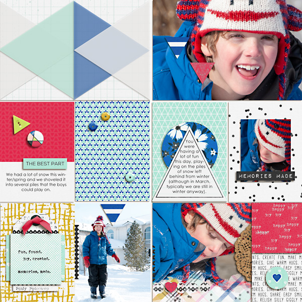Snowbank - Left page