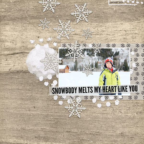 Snowbody | MOC Day 15 - Repeated Element (Inspiration Challenge) - repeated snowflakes