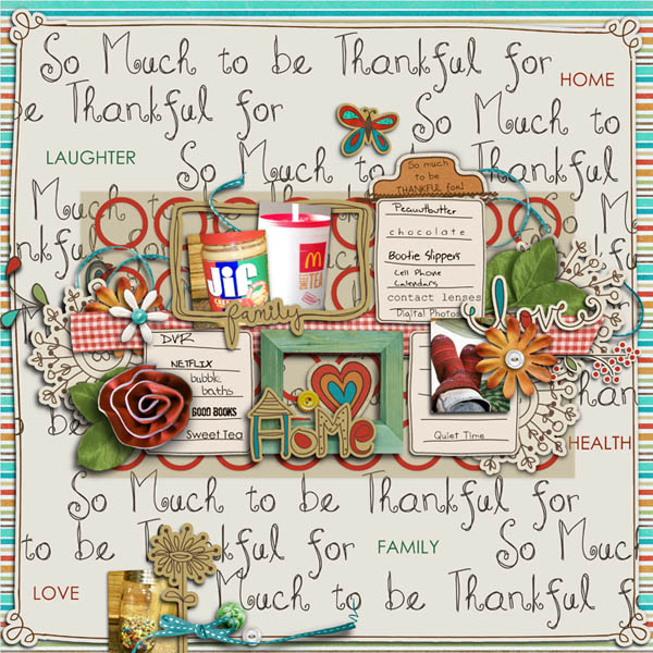 So Much to be Thankful For