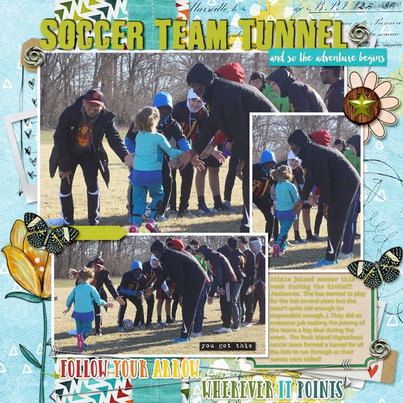 Soccer Team Tunnel (Jamboree)