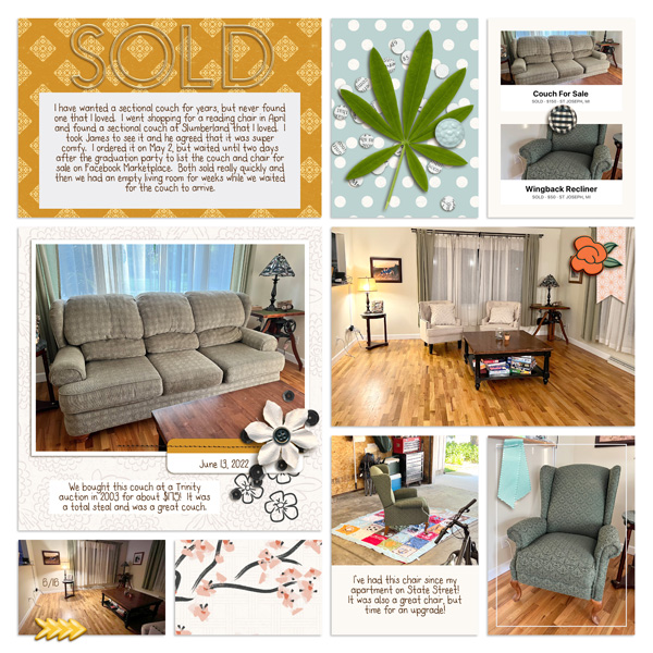 Sold Couch And Chair