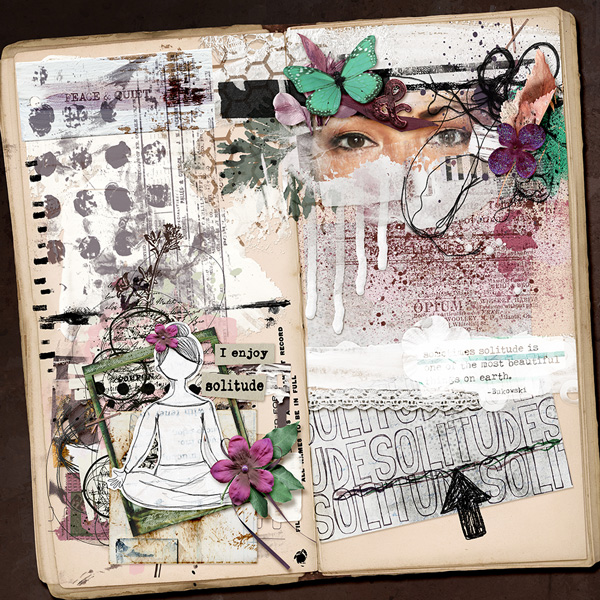Solitude-Inspiration from an Art Journal