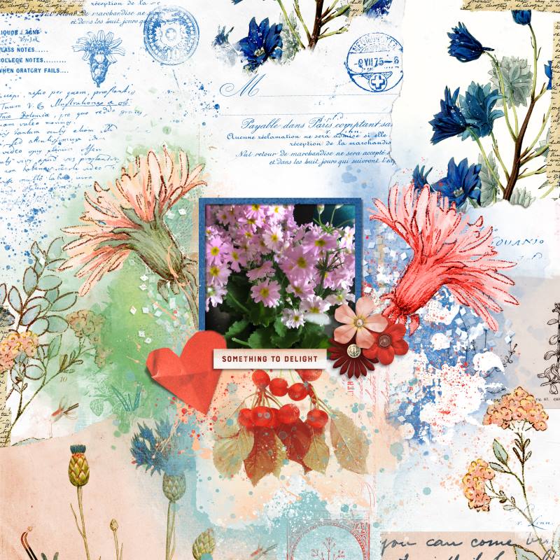 Something to delight - Art challlenge with Lynn Grieveson