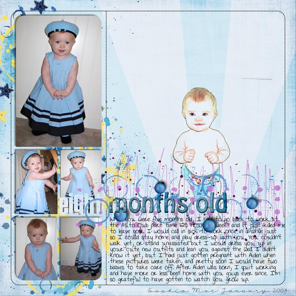 Sophia Eight Months Old