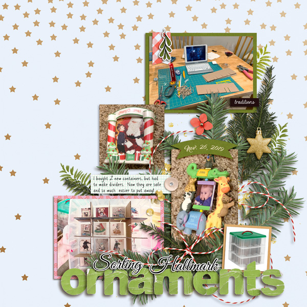 Sorting Hallmark Ornaments