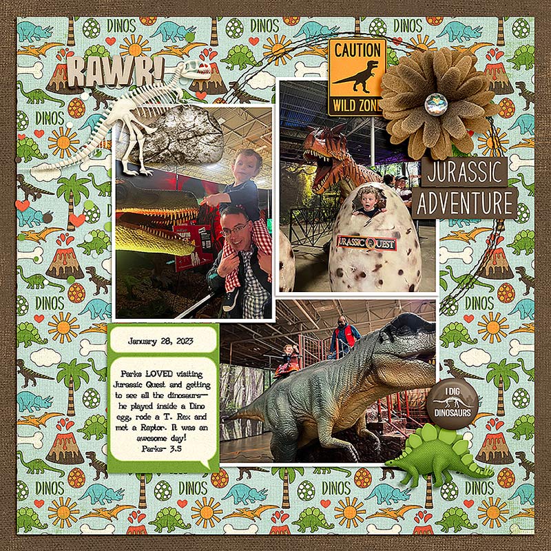 SOSN 03/15 Jurassic Adventure