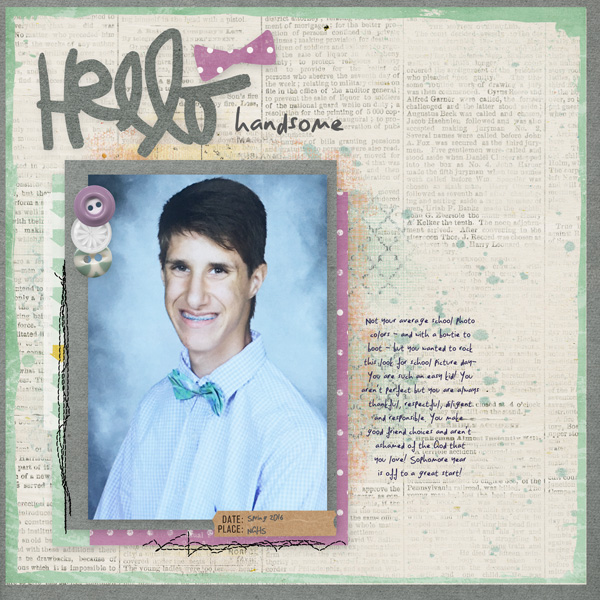 SOSN Feb 15 - Hello Handsome