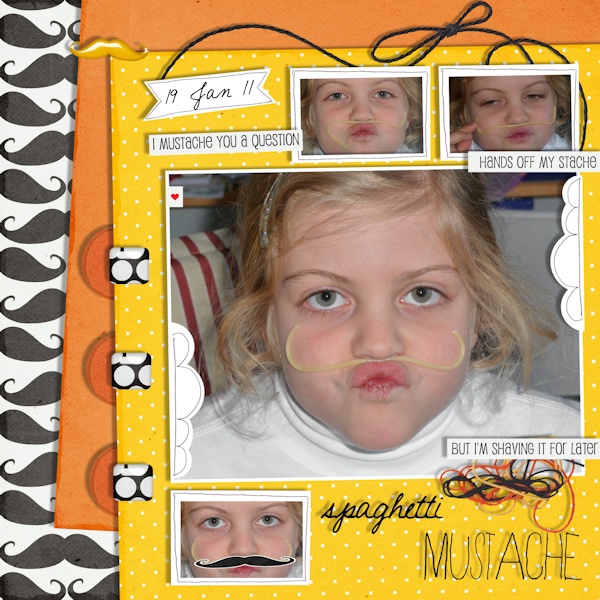 Spaghetti Mustache