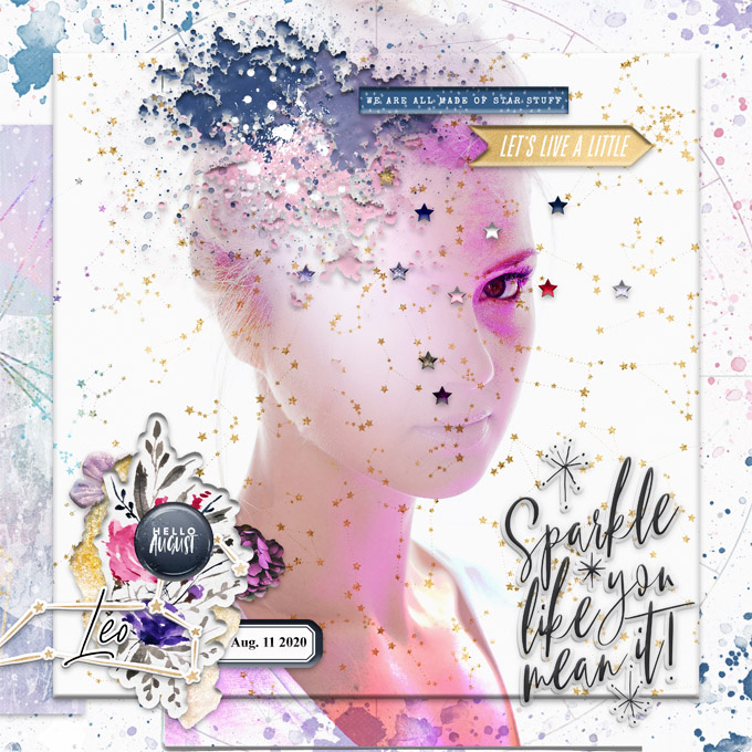 Speed Scrap-August-Sparkle & Shine