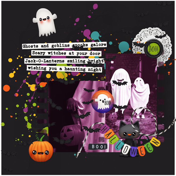 Speed Scrap-September 13th-13 Items-Lucky Boo!!!
