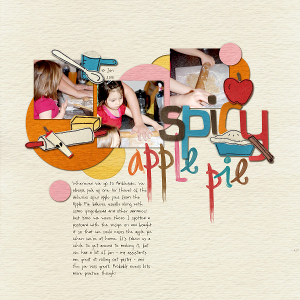 spicy apple pie