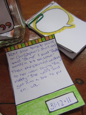 SPOKEN MEMORIES JAR