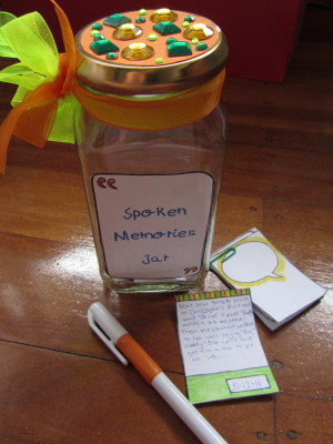 SPOKEN MEMORIES JAR