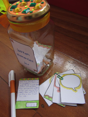 SPOKEN MEMORIES JAR
