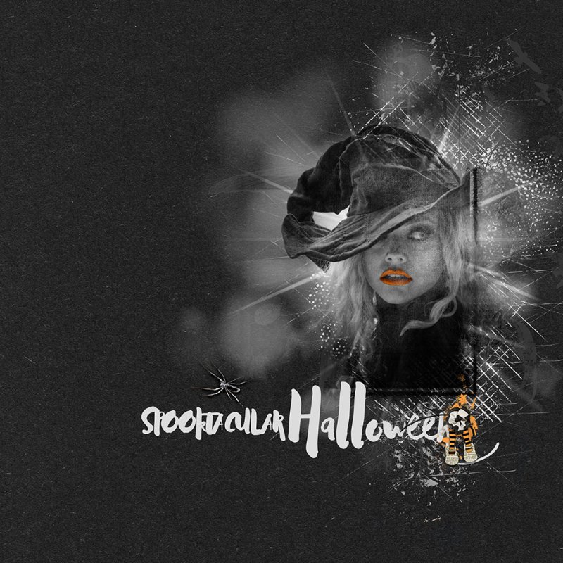 Spooktacular Halloween-B&W Challenge