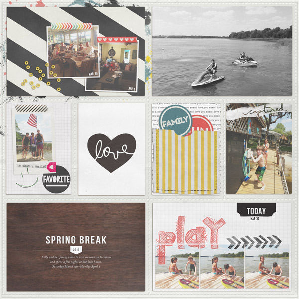 Spring Break 2013 - left page