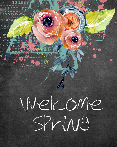 Spring printable