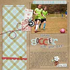 spring soccer with your bff