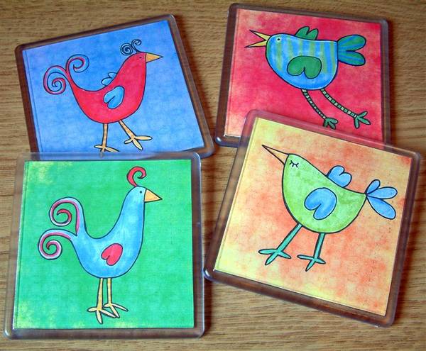 Spring Tweets Hybrid Coasters