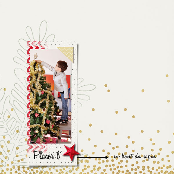 star at the top of the Christmas tree