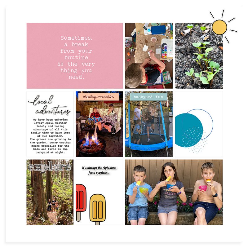 Staycation in April