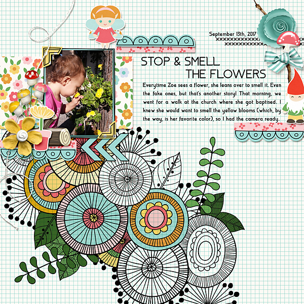 Stop and smell the flowers
