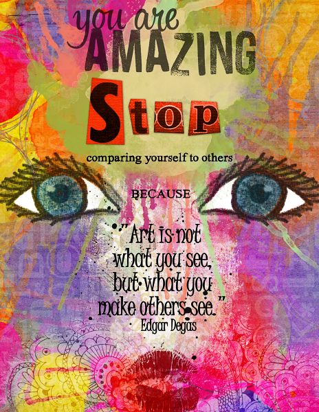 Stop comparing