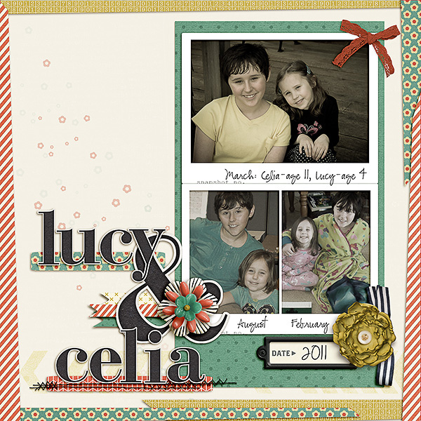 Stout Sisters  November 2012 Scraplift Challenge