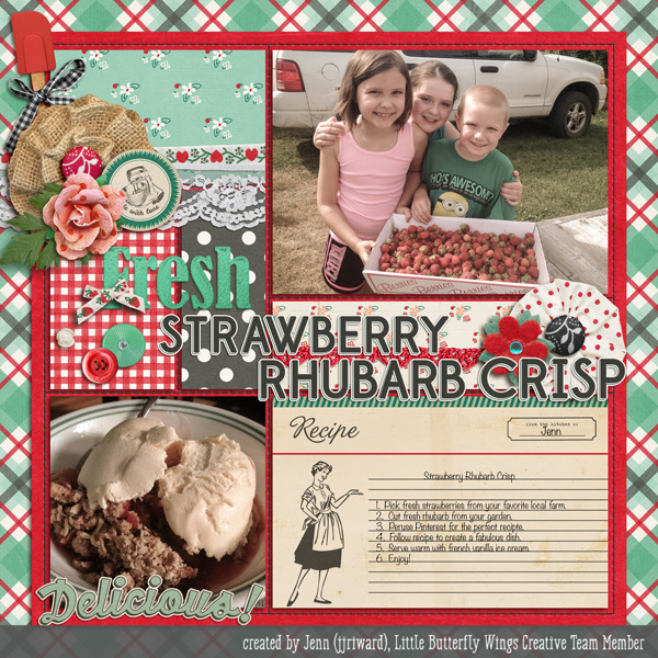 Strawberry Rhubarb Crisp
