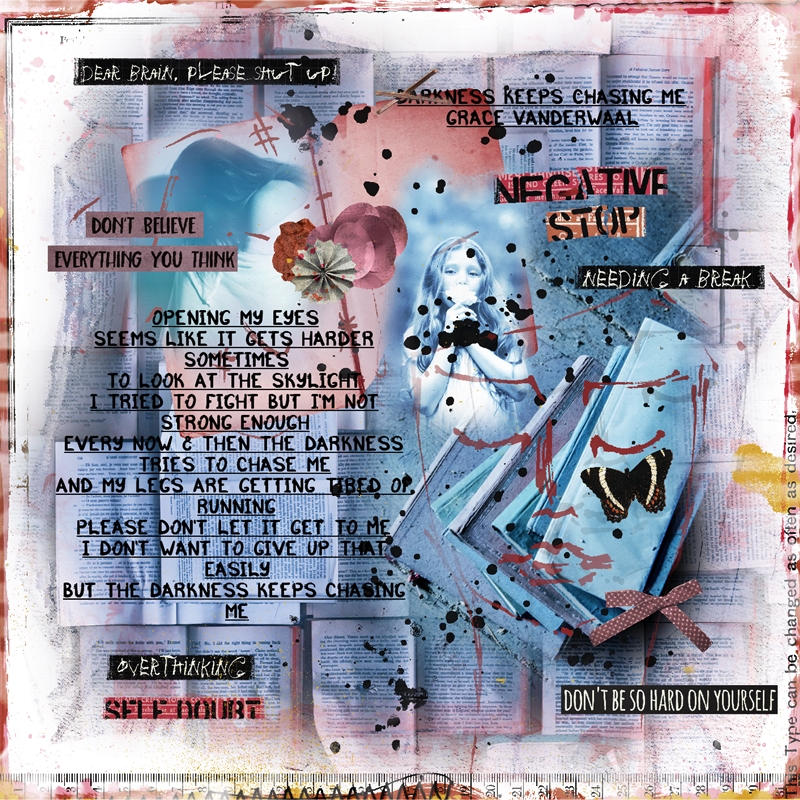 Style Challenge-April-Notebook Journaling-Finding Blue