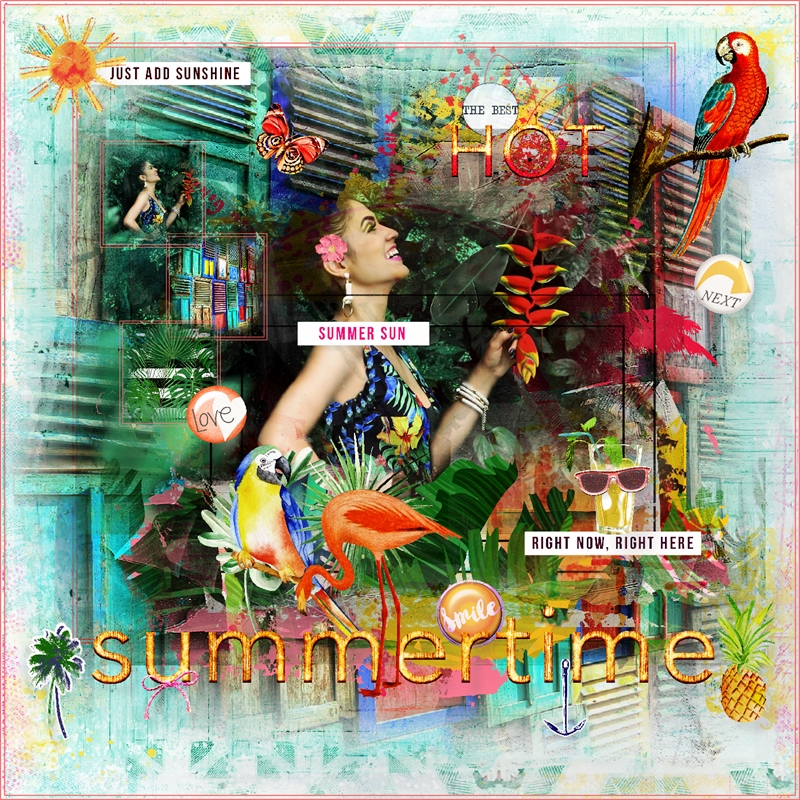 Style Challenge-July-Overlap At Least 3 Photos-Carribean Dreams