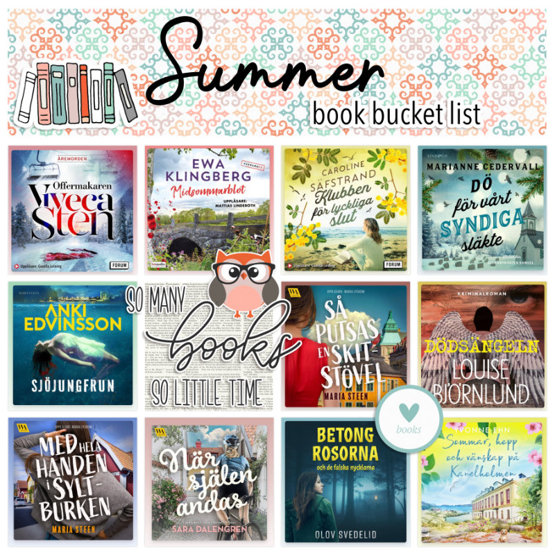 Summer book bucket list