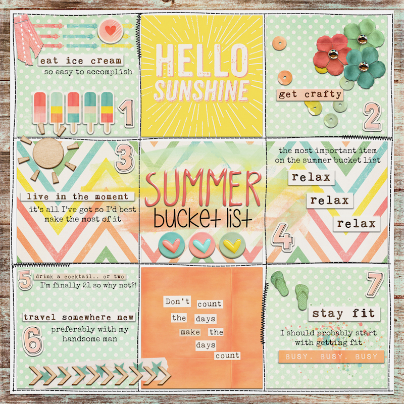 Summer Bucket List