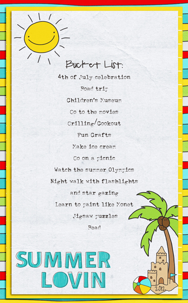 Summer Bucket List