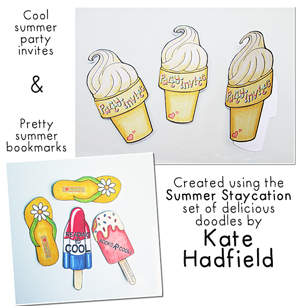 Summer invites & bookmarks