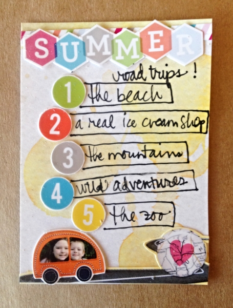 Summer Road Trip Card