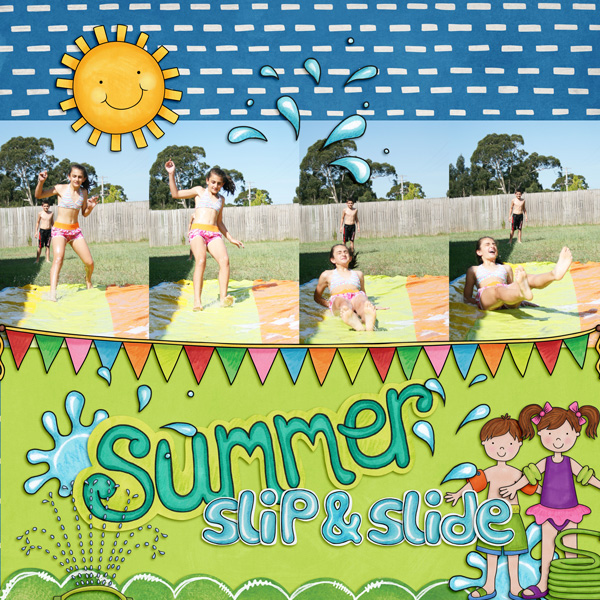 summer slip & slide