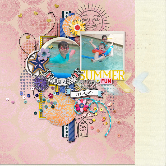 summer splashing