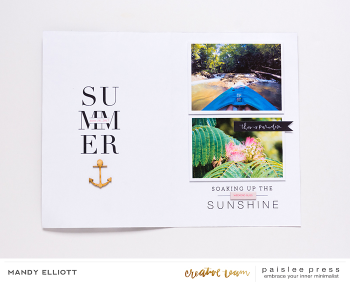 Summer Vibes | Traveler's Notebook Insert (Interior)