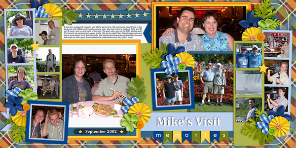 Summer Visit (double page)